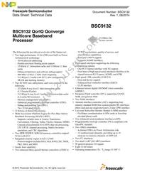 BSC9132NXN7MNMB Datasheet Cover