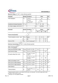 BSF045N03MQ3 G Datasheet Page 2