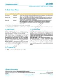 BSH111 Datasheet Page 12