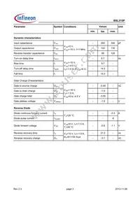 BSL215PL6327HTSA1 Datasheet Page 3