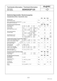 BSM35GP120BOSA1 Datasheet Page 3