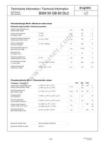 BSM50GB60DLCHOSA1 Datasheet Cover