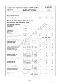 BSM50GP120BOSA1 Datasheet Page 2