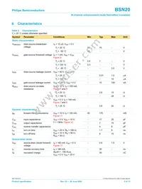 BSN20 Datasheet Page 6
