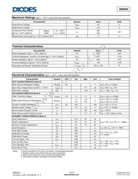 BSN20Q-7 Datasheet Page 2