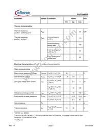 BSO104N03S Datasheet Page 2