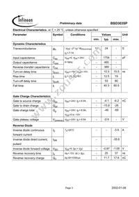 BSO303SPNTMA1 Datasheet Page 3