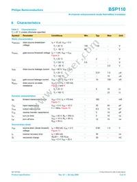BSP110 Datasheet Page 6