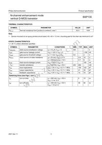 BSP130 Datasheet Page 4