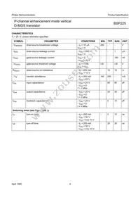 BSP225 Datasheet Page 5