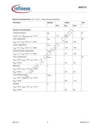 BSP373L6327HTSA1 Datasheet Page 3