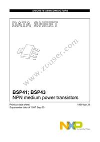 BSP41 Datasheet Page 2