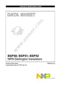 BSP50 Datasheet Cover