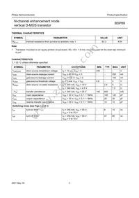 BSP89 Datasheet Page 4