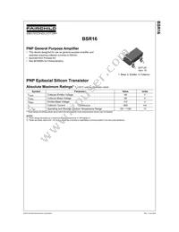 BSR16 Datasheet Page 2