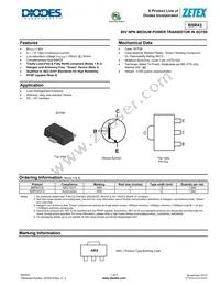 BSR43TA Datasheet Cover