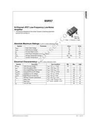 BSR57 Datasheet Page 2