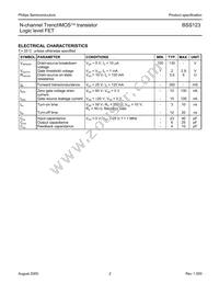 BSS123/LF1R Datasheet Page 3