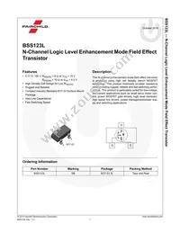 BSS123L Datasheet Page 2