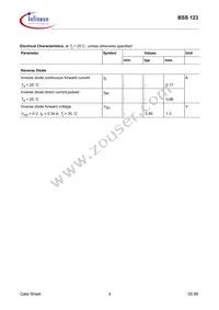 BSS123L6433HTMA1 Datasheet Page 4