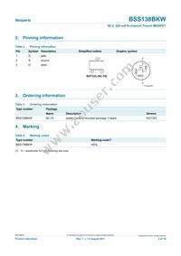 BSS138BKW-BX Datasheet Page 2