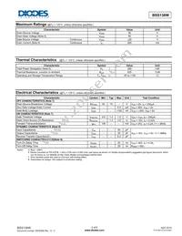 BSS138W-7 Datasheet Page 2