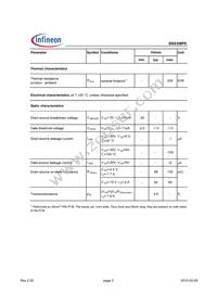 BSS308PEL6327HTSA1 Datasheet Page 2