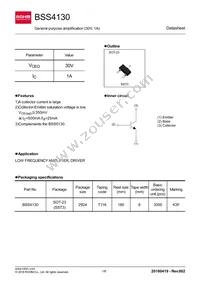 BSS4130T116 Datasheet Cover