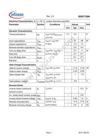 BSS7728NL6327HTSA1 Datasheet Page 3