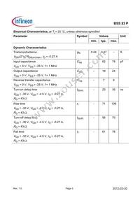 BSS83PH6327XTSA1 Datasheet Page 3