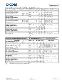BSS8402DW-7 Datasheet Page 3