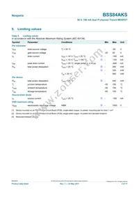 BSS84AKS/ZLX Datasheet Page 3