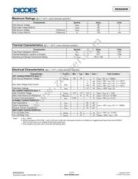 BSS84DW-7 Datasheet Page 2