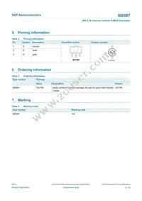 BSS87 Datasheet Page 3