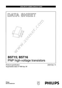 BST16 Datasheet Cover