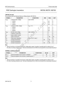 BST61 Datasheet Page 4