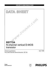 BST72A Datasheet Cover