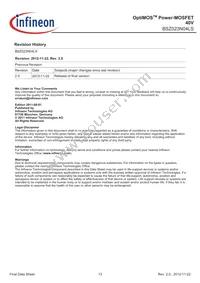 BSZ023N04LSATMA1 Datasheet Page 13