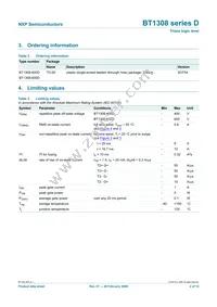 BT1308-600D Datasheet Page 2