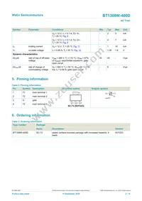 BT1308W-400D Datasheet Page 2