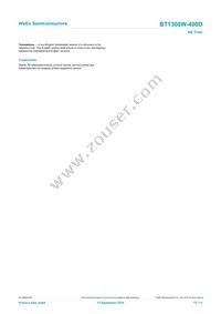 BT1308W-400D Datasheet Page 13