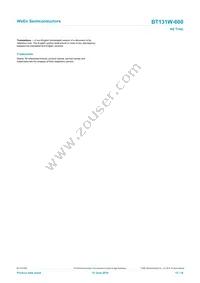 BT131W-600 Datasheet Page 15