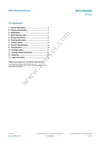 BT131W-600 Datasheet Page 16