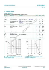 BT132-600D Datasheet Page 3