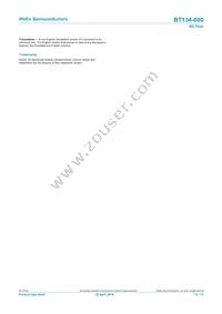 BT134-600 Datasheet Page 12