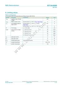 BT134-600D Datasheet Page 3