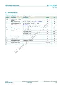 BT134-600E Datasheet Page 3