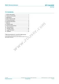 BT134-600E Datasheet Page 13