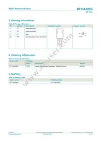 BT134-600G Datasheet Page 2