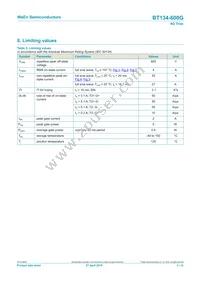 BT134-600G Datasheet Page 3